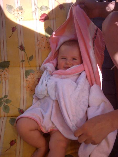 apres le bain